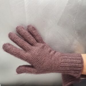 Gants améthyste en mohair