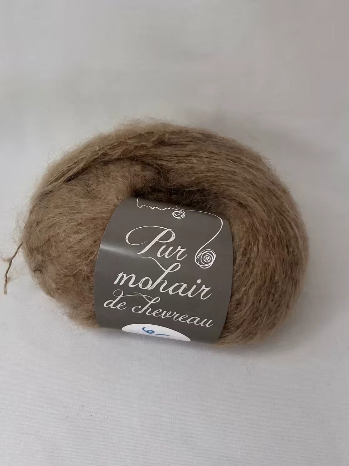 Pelotes pur mohair couleur camel