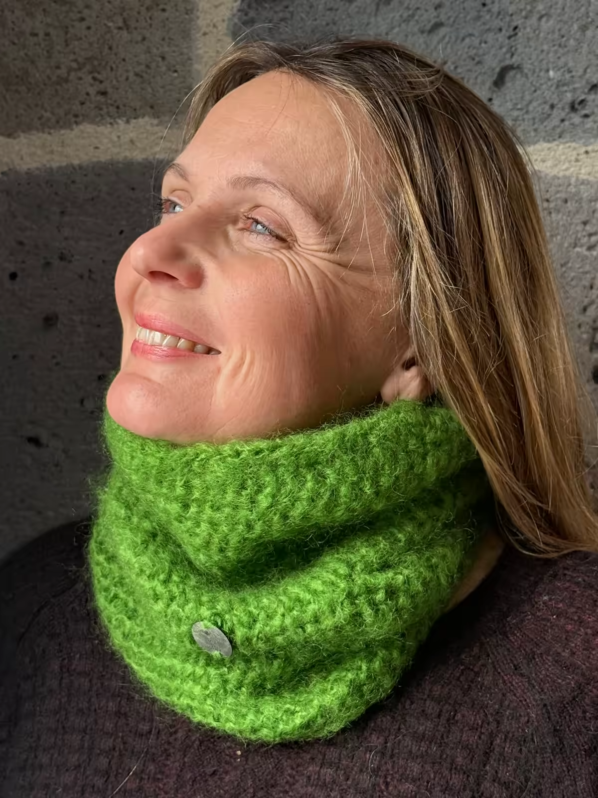Tour de cou vert